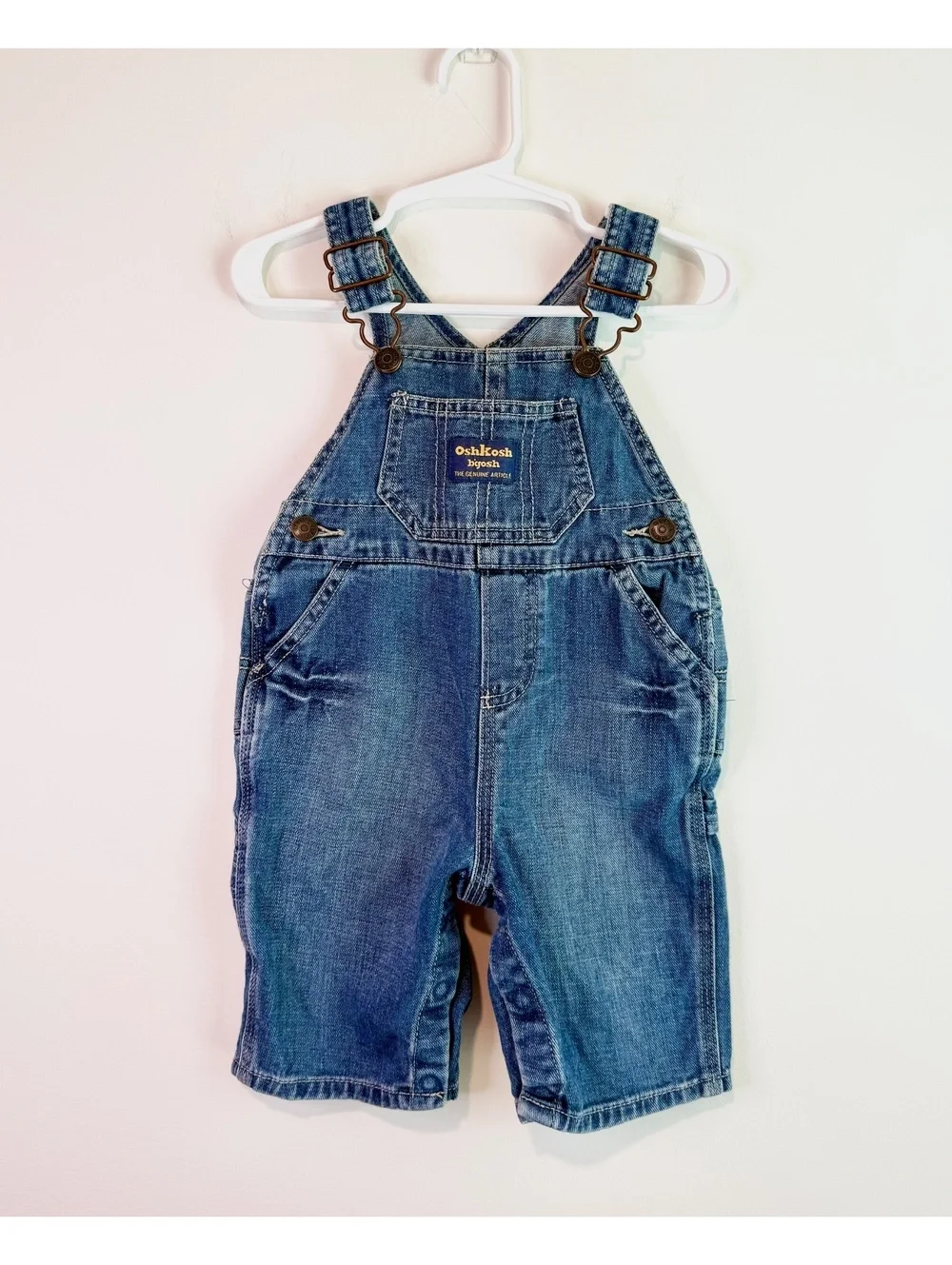 Vintage Y2K OshKosh B’Gosh Vestbak Denim Overalls 6M / Genuine Article